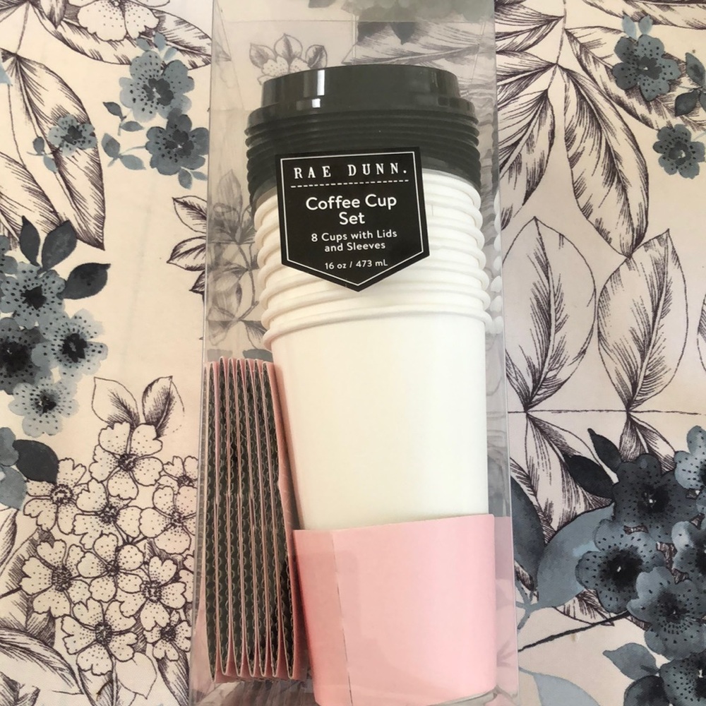 Rae Dunn happy spring coffee cup set NWT